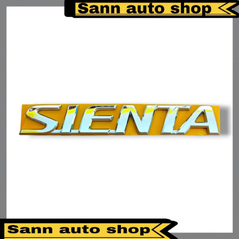 สัญลักษณ์ท้ายรถ SIENTA ดั้งเดิม/สัญลักษณ์โลโก้ Sienta ดั้งเดิม