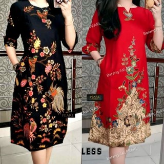 DRESS BATIK WANITA ELEGAN ATASAN OUTFIT PREMIUM