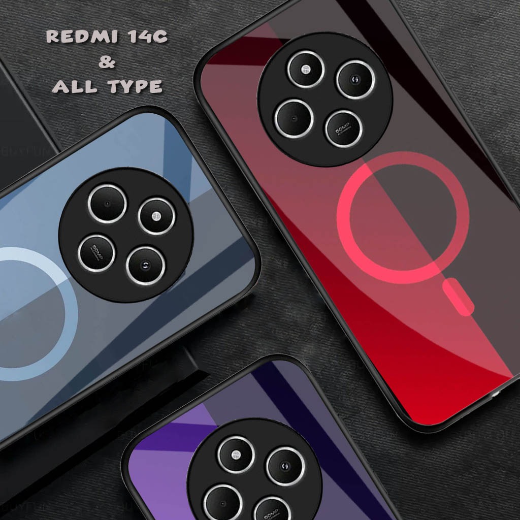 HP เคสโทรศัพท์ซิลิโคนเคลือบเงาสําหรับ - Redmi 14C - เคส Redmi 14C ล่าสุด - เคสโทรศัพท์ Redmi 14C - เ