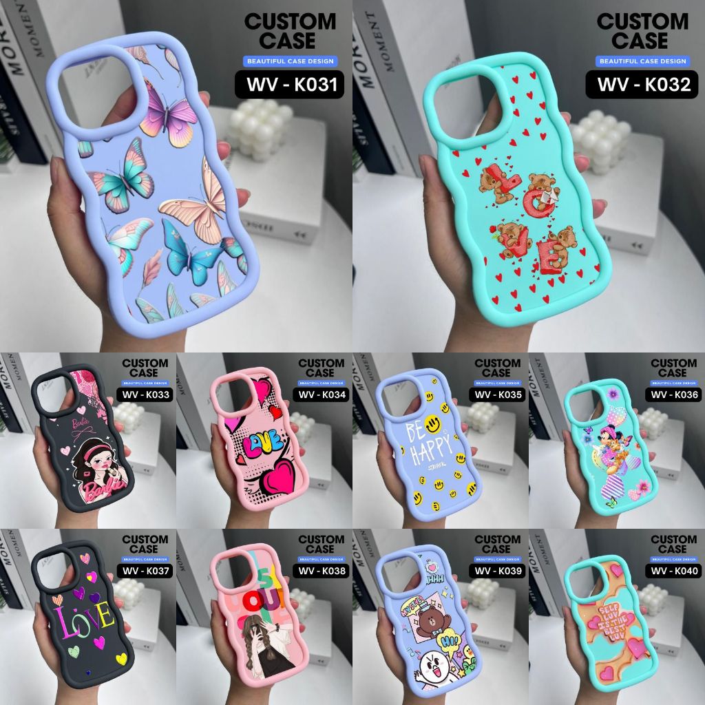 IPHONE 6/IP 6+/IP 7/IP 8/IP 7+/IP 8+ CASE MOTIF CODE WV K031-K040 ⭐️วีนัส เอซีซี