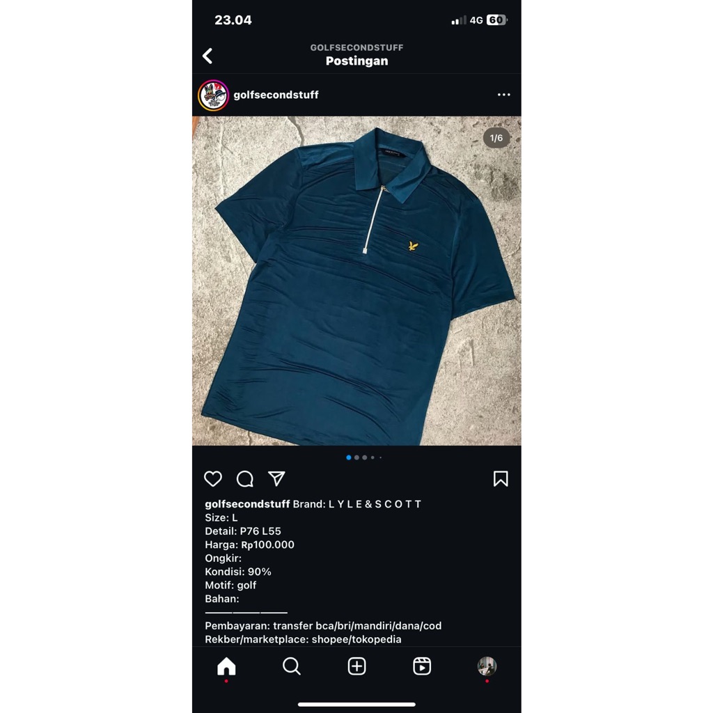 Lyle & SCOTT POLOSHIRT GOLF