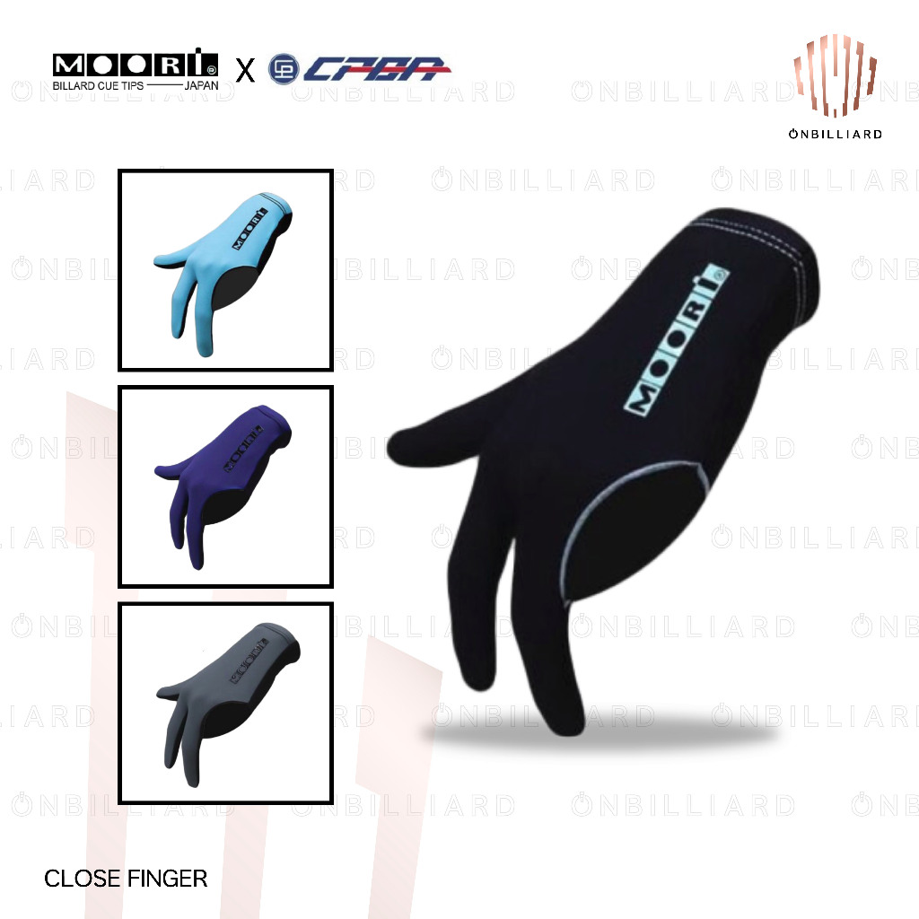 Moori x CPBA Pro Glove Close Finger ถุงมือบิลเลียด