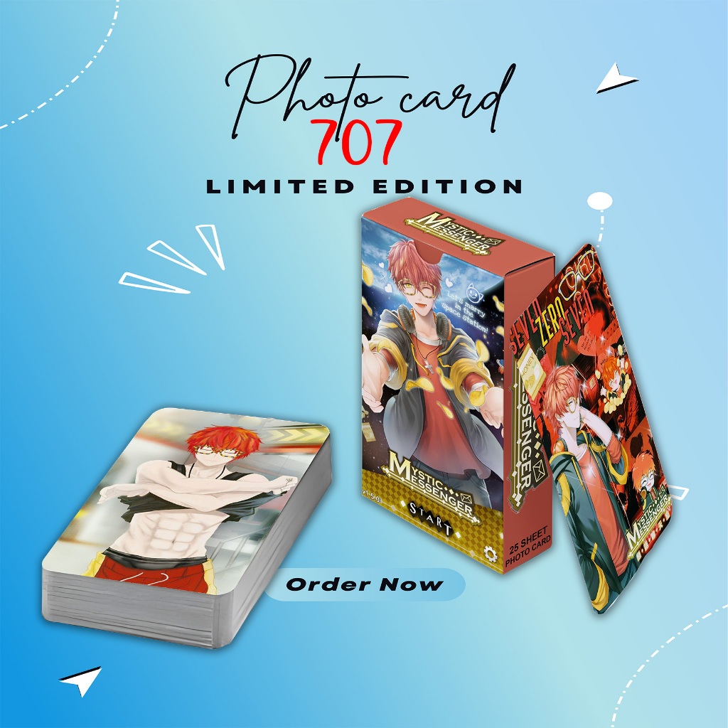 ชุดโฟโต้การ์ด 707 MYSTIC MESSENGER PREMIUM 25 แผ่น
