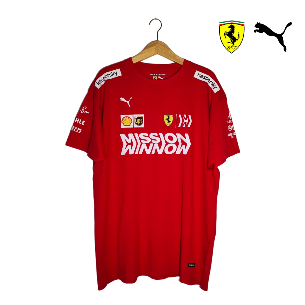FERRARI TSHIRT IMPORT FORMULA ONE MISSION WINNOW