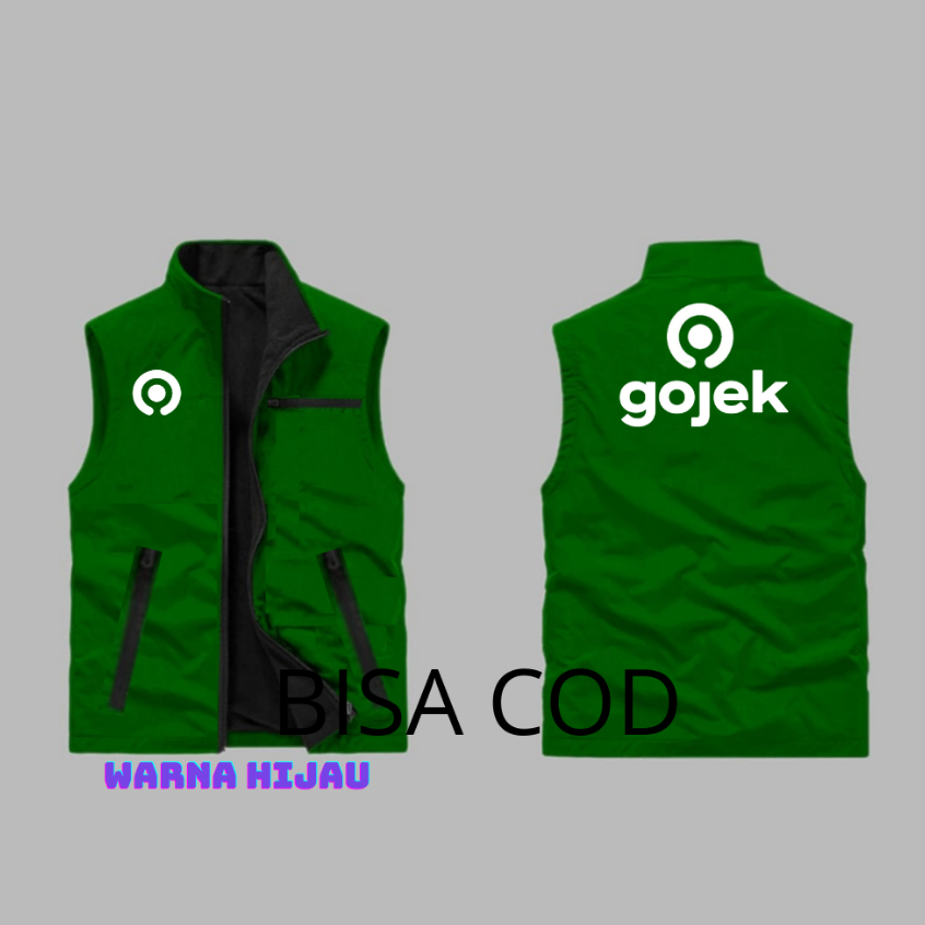 เสื้อกั๊กเดินป่า Gojek ล่าสุด Anti-Cold 100% เสื้อกั๊ก Gojek ล่าสุด