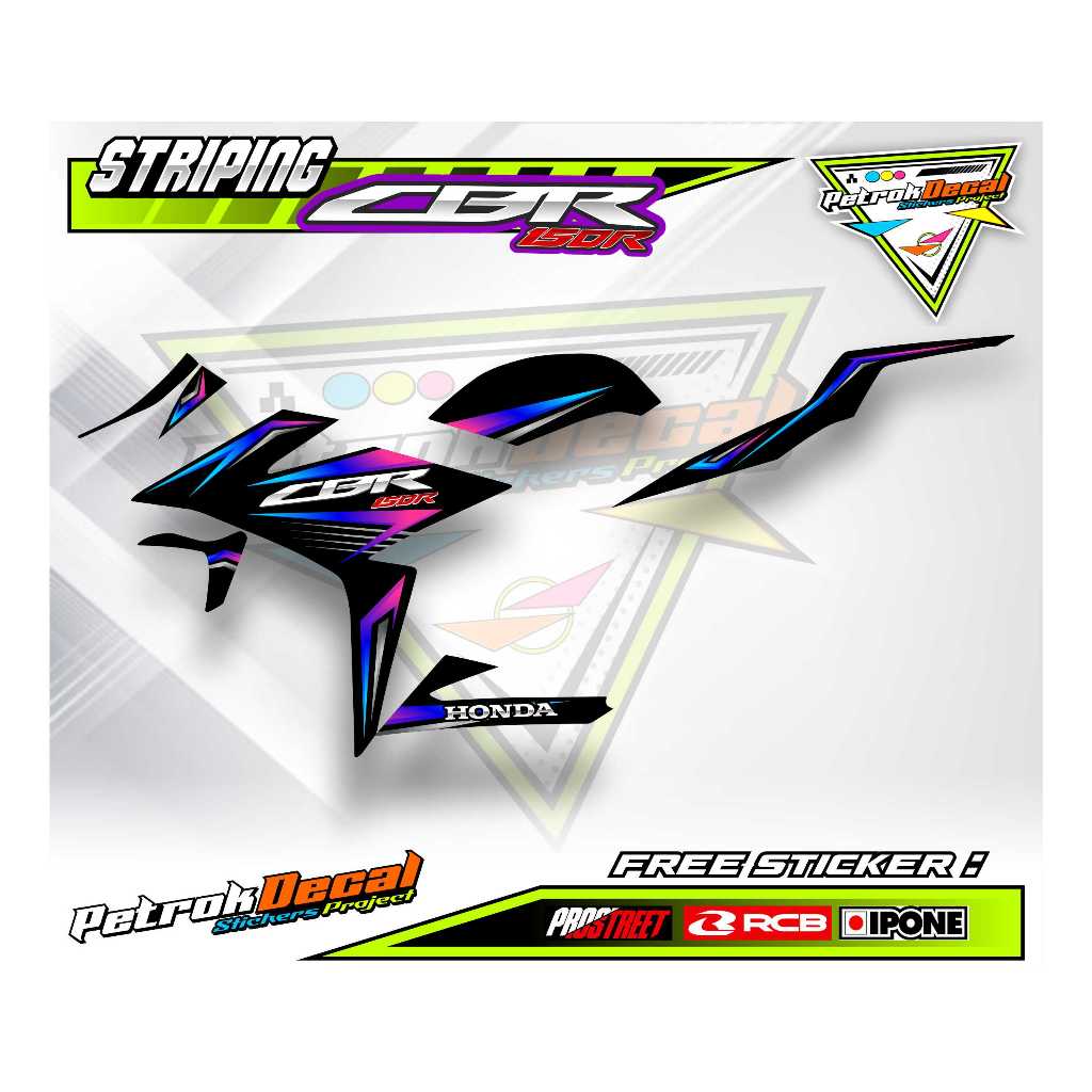 HONDA CBR 150 R VARIATION STRIPING / HONDA CBR 150 R รายการสติ๊กเกอร์