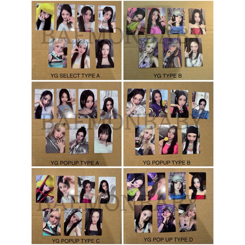BABYMONSTER DRIP YG SELECT POB PHOTOCARD OFFICIAL POP UP ONLINE OFFLINE
