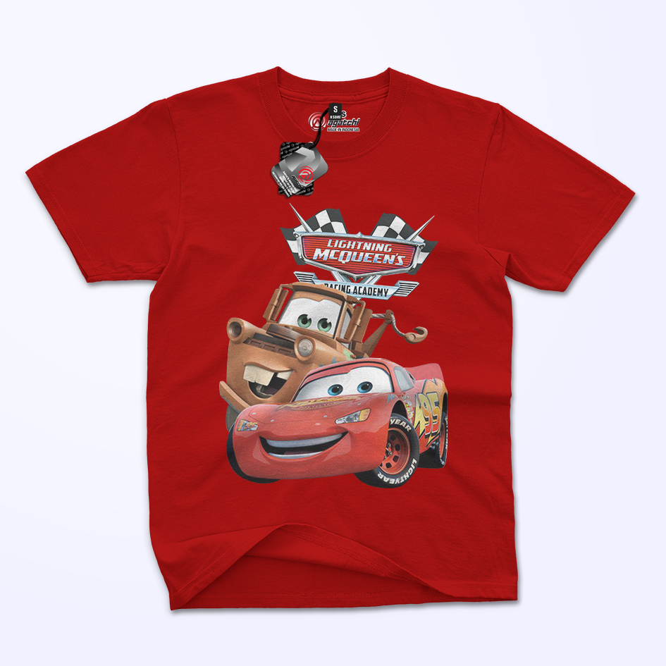 เสื้อยืดเด็กชายลาย Cars Mater Motif