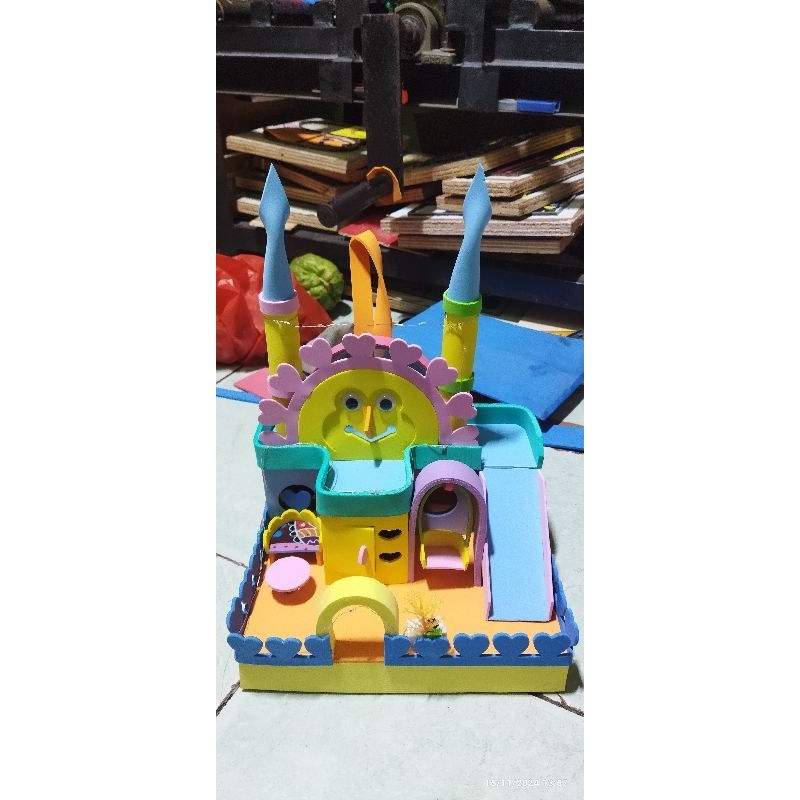 บ้านของเล่นเด็ก umang-umang รุ่น Matahari โบนัส 2 ชิ้นธรรมดา umang-umang