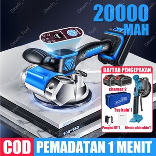 DEWIN Alat Pasang Keramik Canggih 13500RPM Mesin Ubin Vibrator 100KG Alat Perata Keramik Lantai