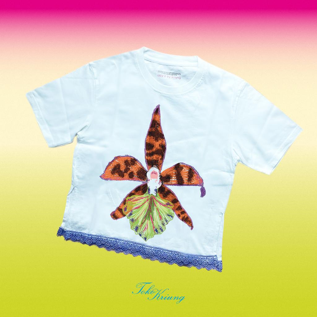 LacyZ Top - Tiger Orchid