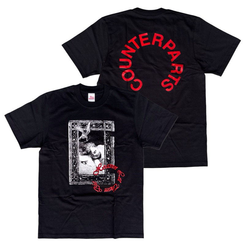 เสื้อยืดวง Counterparts - METALCORE BLACK