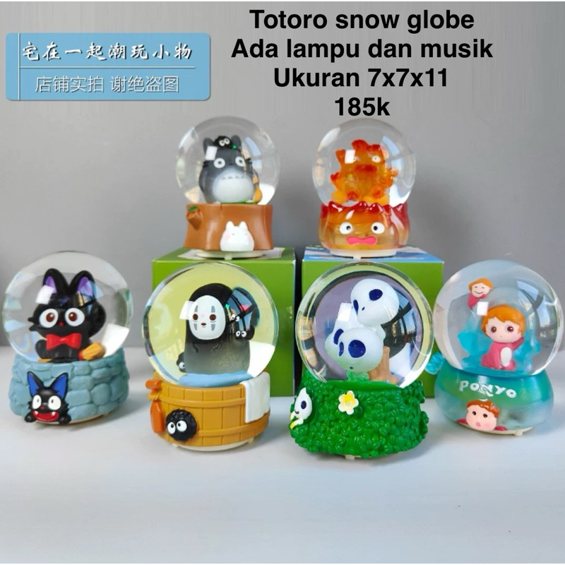 INDO Snow Globe Totoro Music Light Ball k