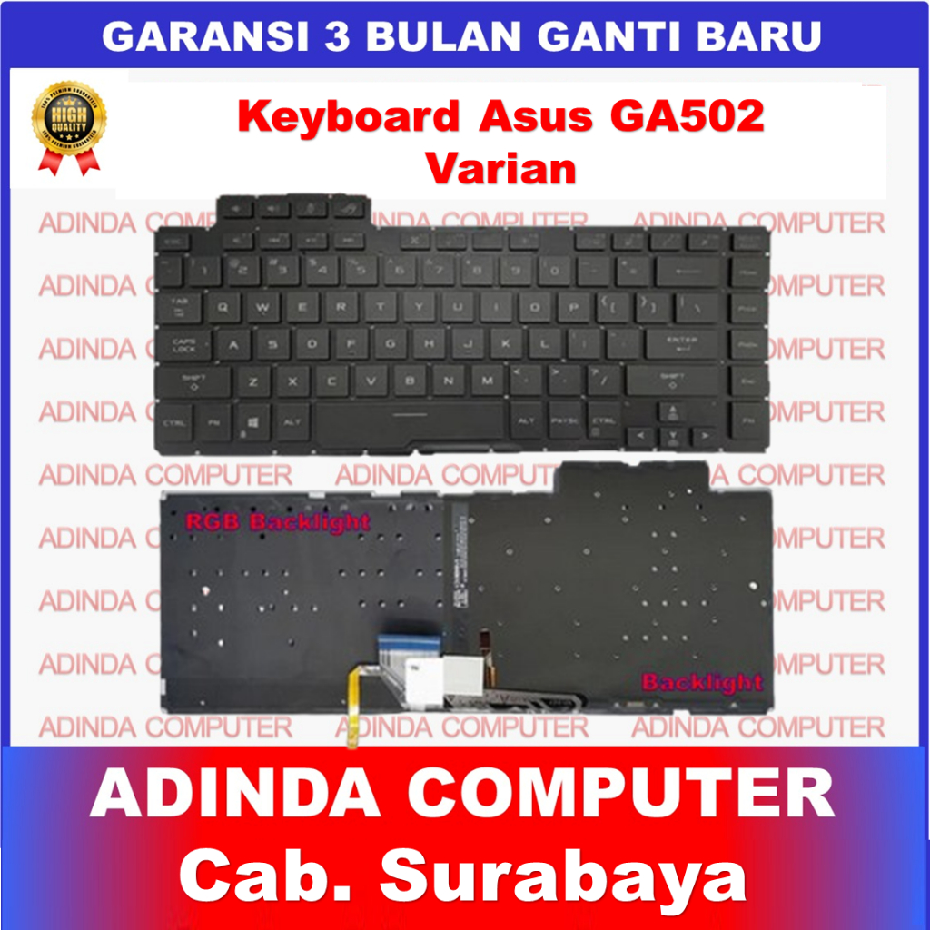 คีย์บอร์ด Asus ROG Zephyrus GA502 GX502 GU502D GX502DU GU502G GU502GV GU502GW