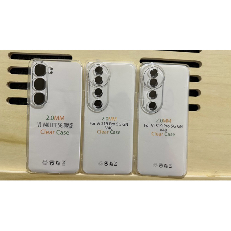 เคสใสแบบนุ่มสําหรับ VIVO V40, VIVO V40 PRO, VIVO V40 LITE, VIVO S19 PRO