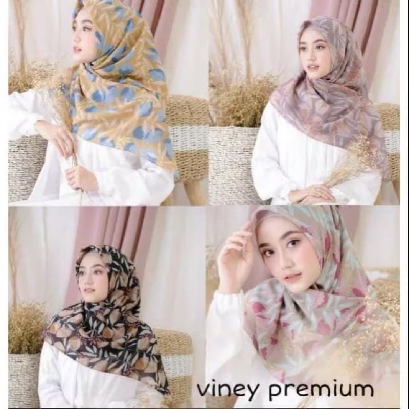 VINEY HIJAB | พรีเมี่ยม VINEY SQUARE HIJAB