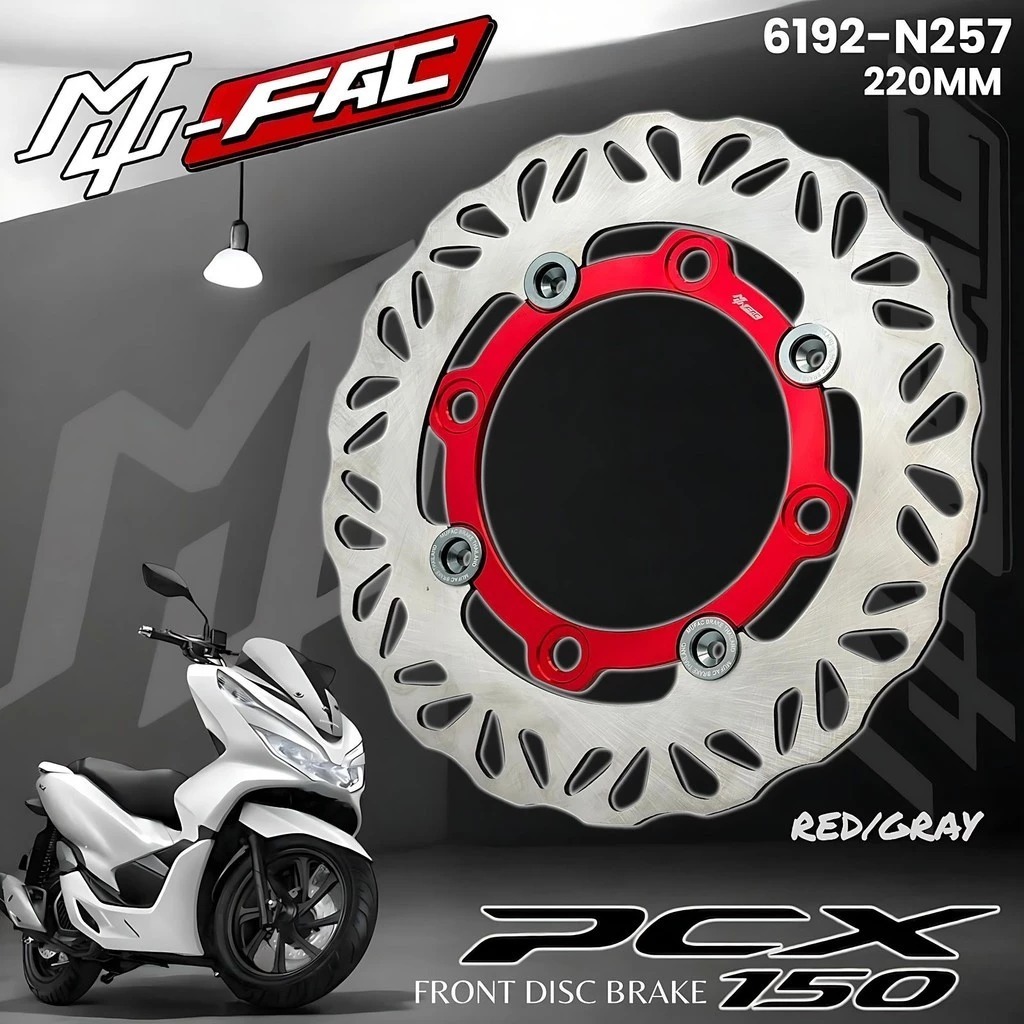 PCX 150 MUFAC N257 ลอยดิสก์เบรกหน้าขนาด 220 มม