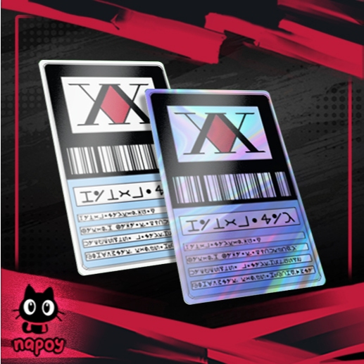 Skin Card Hunter X Hunter Emoney Flazz Atm Card Sticker