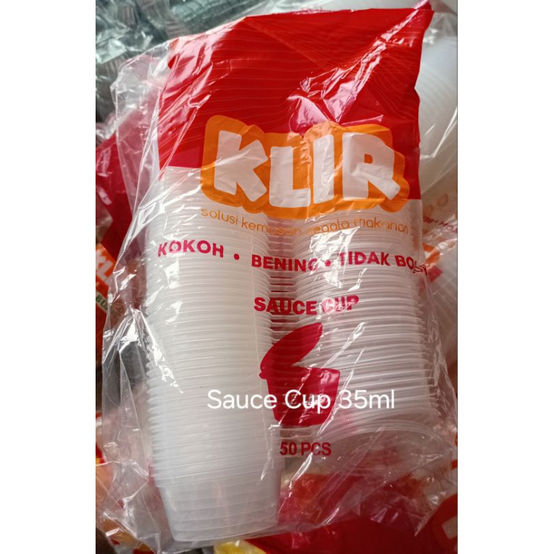 Thinwall Sauce Cup 35 ml ใส