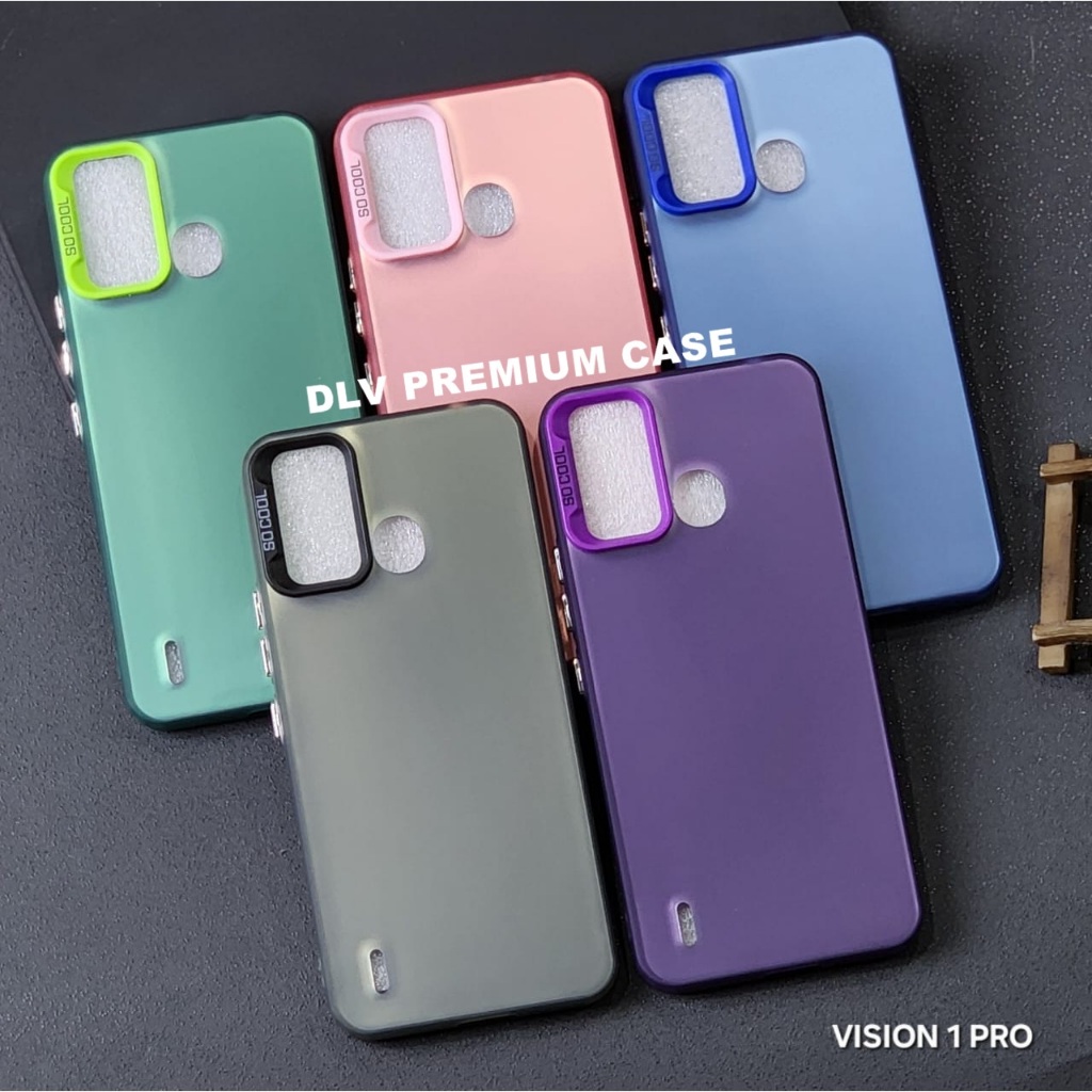 ITEL VISION 1 PRO CASE IMD HYBRID PLATE HOLOGRAM CASE SOCOOL ITEL VISION 1 PRO SC-1