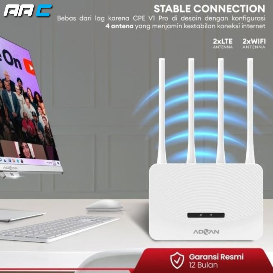 ADVAN CPE V1 PRO MODEM + WIFI + เราเตอร์ 4G LTE UNLOCK OPERATOR