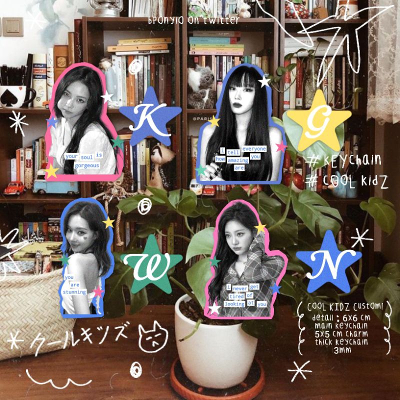 [ 🅿️O ] COOL KIDZ KEYCHAIN < พวงกุญแจ > AESPA ver.