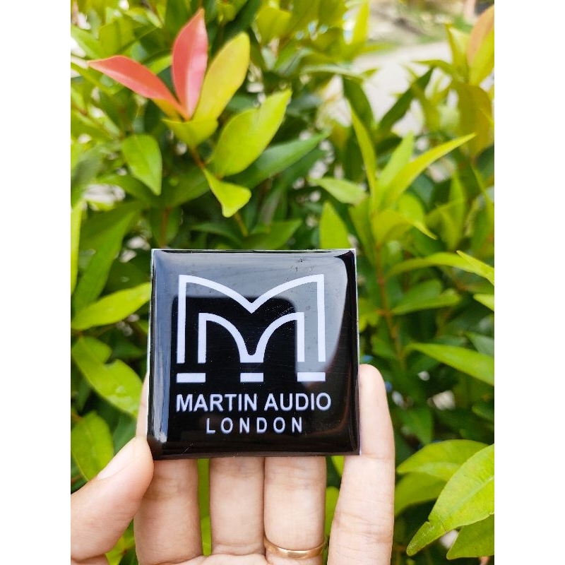 โลโก้ MARTIN AUDIO LONDON | EMBLEM MARTIN AUDIO LONDON | ฉลาก MARTIN AUDIO LONDON | นูน 3 มิติ
