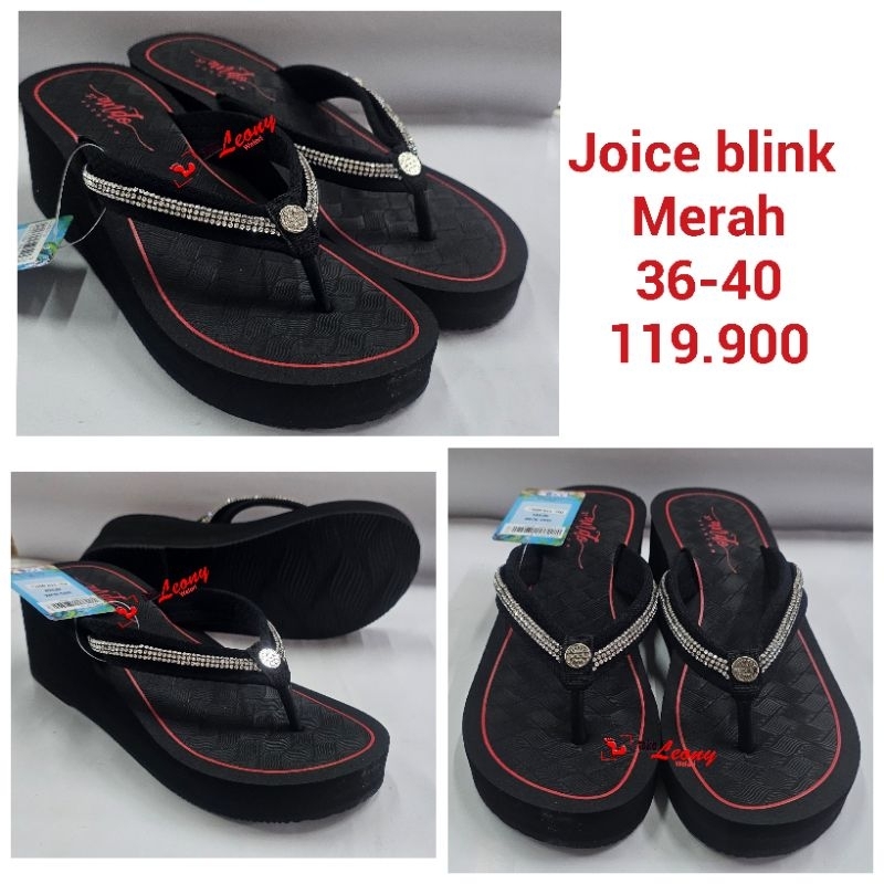 Ando joice blink รองเท้าแตะส้นเตารีดแบรนด์ ไซส์ 36-40