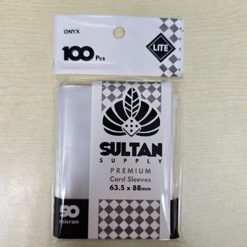 Onyx sultan supply Sleeve 100 ชิ้น การ์ด TCG Protector Photo KTP