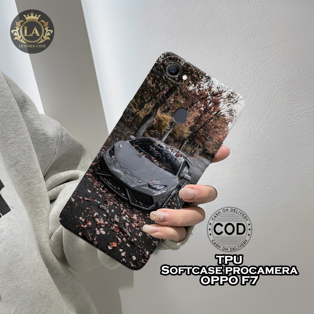 เคส HP ล่าสุด OPPO F7 - เคส Leviora - เคสรถแฟชั่น - เคส OPPO F7 Softcase - เคสกล้อง Pro - เคส OPPO F
