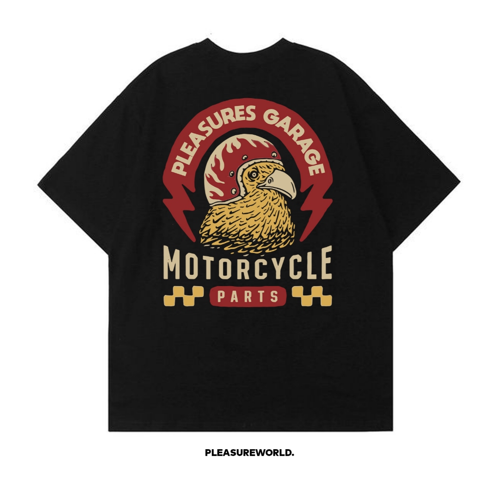 เสื้อยืดมอเตอร์ไซค์ - Pleasure Garage