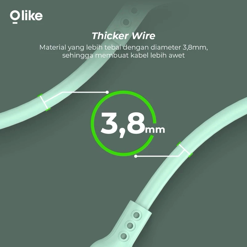 สายชาร์จ Olike D306M Micro USB 2.1A 1 เมตร thumbnail 6