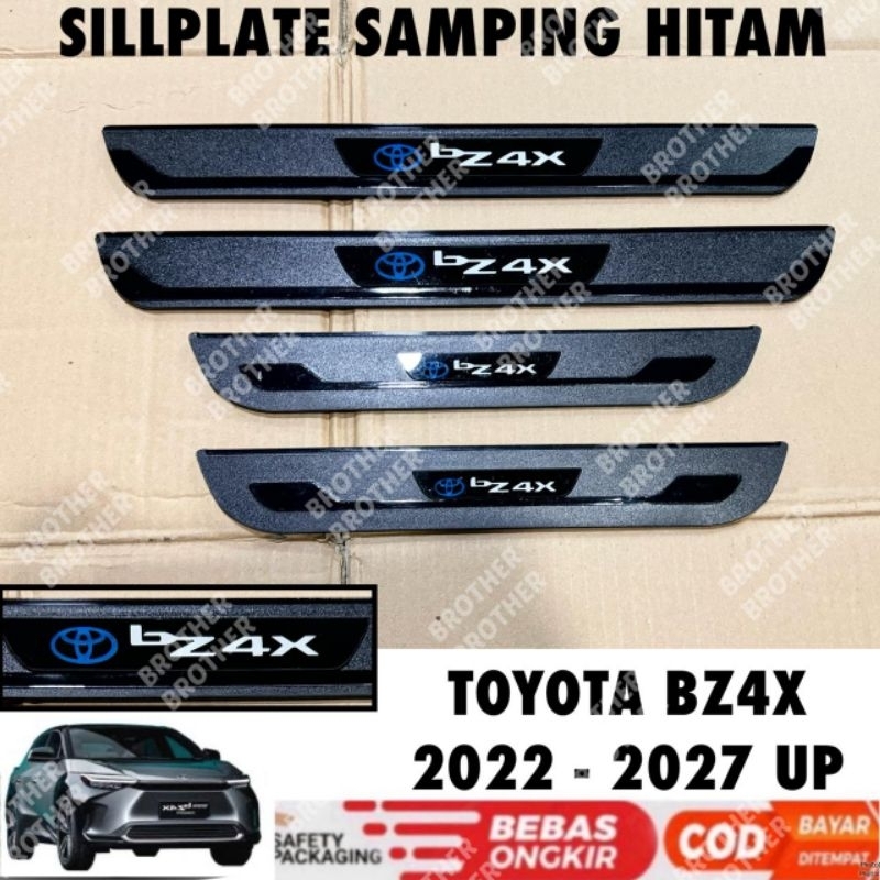 กาบข้าง โตโยต้า BZ4X 2022 2024 2025 2026 2027 - สีดํา