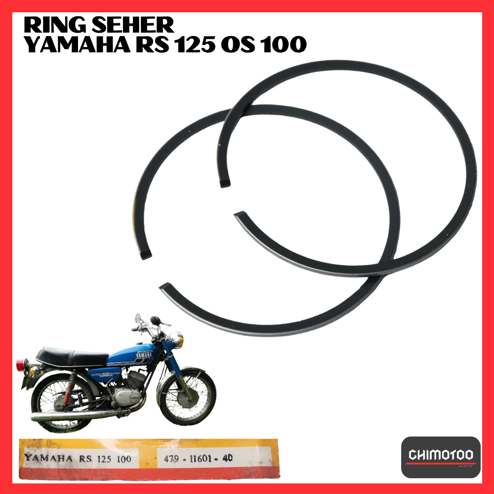 แหวนลูกสูบ Yamaha Rs125 Rs 125 Os 100