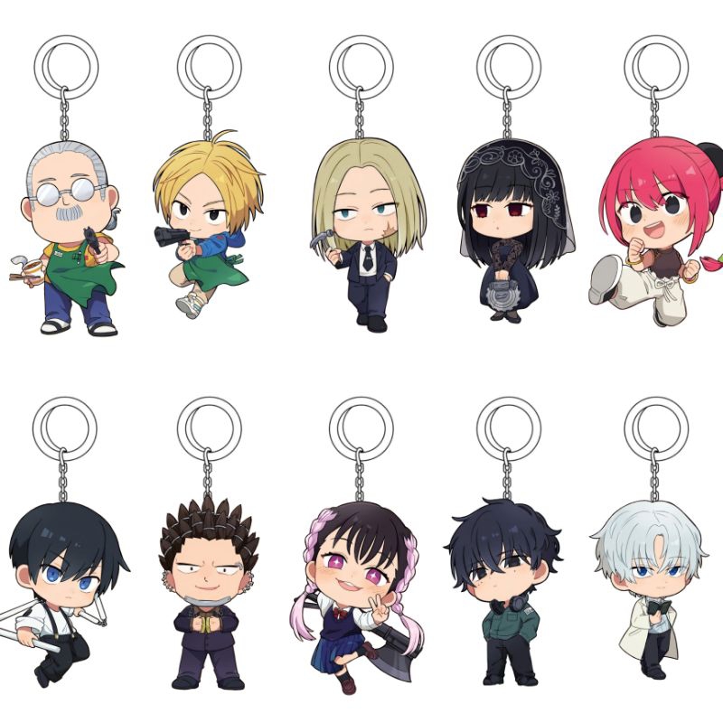 Gantungan SAKAMOTO DAYS KEYRING / พวงกุญแจอนิเมะ SAKAMOTO DAYS