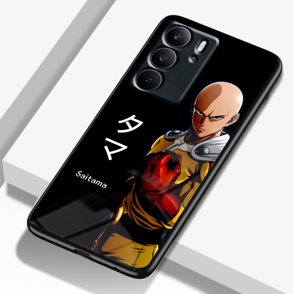 HP ล่าสุด Realme C75 2024 Glass Softcase และ [SC255] เคส Realme ล่าสุด C75 เคส Realme C75 ล่าสุด เคส