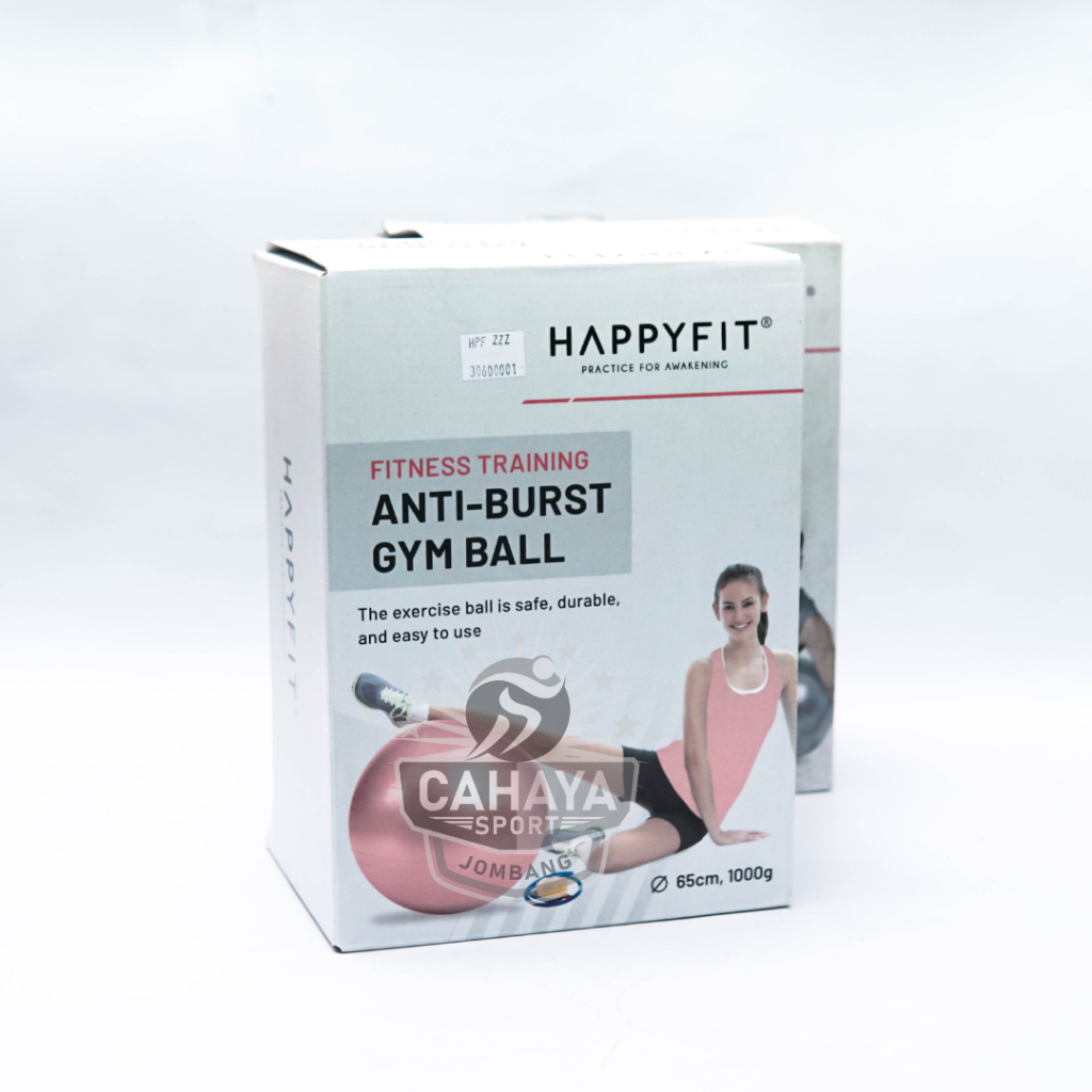 Anti-Burst Gym Ball 65CM 75CM (ฟรีปั๊มมือ) / Gym Ball / Birthing Ball / HAPPYFIT ลูกบอลยิมนาสติกสตรี