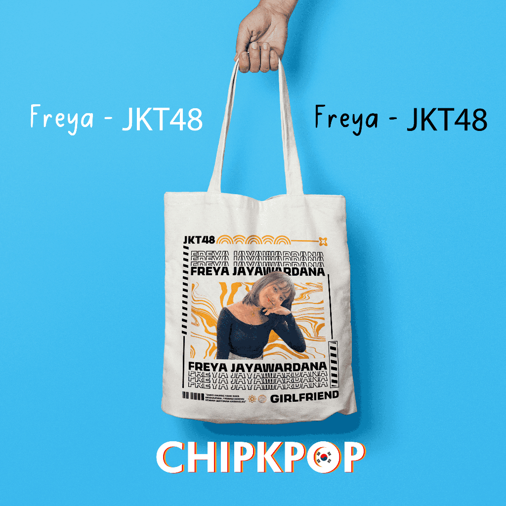 [ FREYA SET PACKAGE] [JKT48] I OSHI FREYA JKT 48 FANMADE TOTEBAG I JKT 48 OSHI FREYA JKT 48 TOTEBAG 