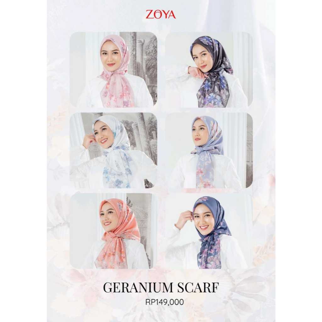 ผ้าพันคอ Zoya GERANIUM