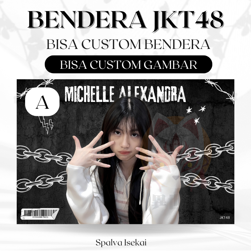 JKT48 ธง MICHIE / ธง JKT48 / MICHELLE ALEXANDERA JKT48 ธง / พรม JKT48 / พรม JKT48