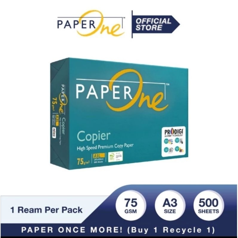 A3 HVS Paper 75 gr Paperone Photocoopy Paper