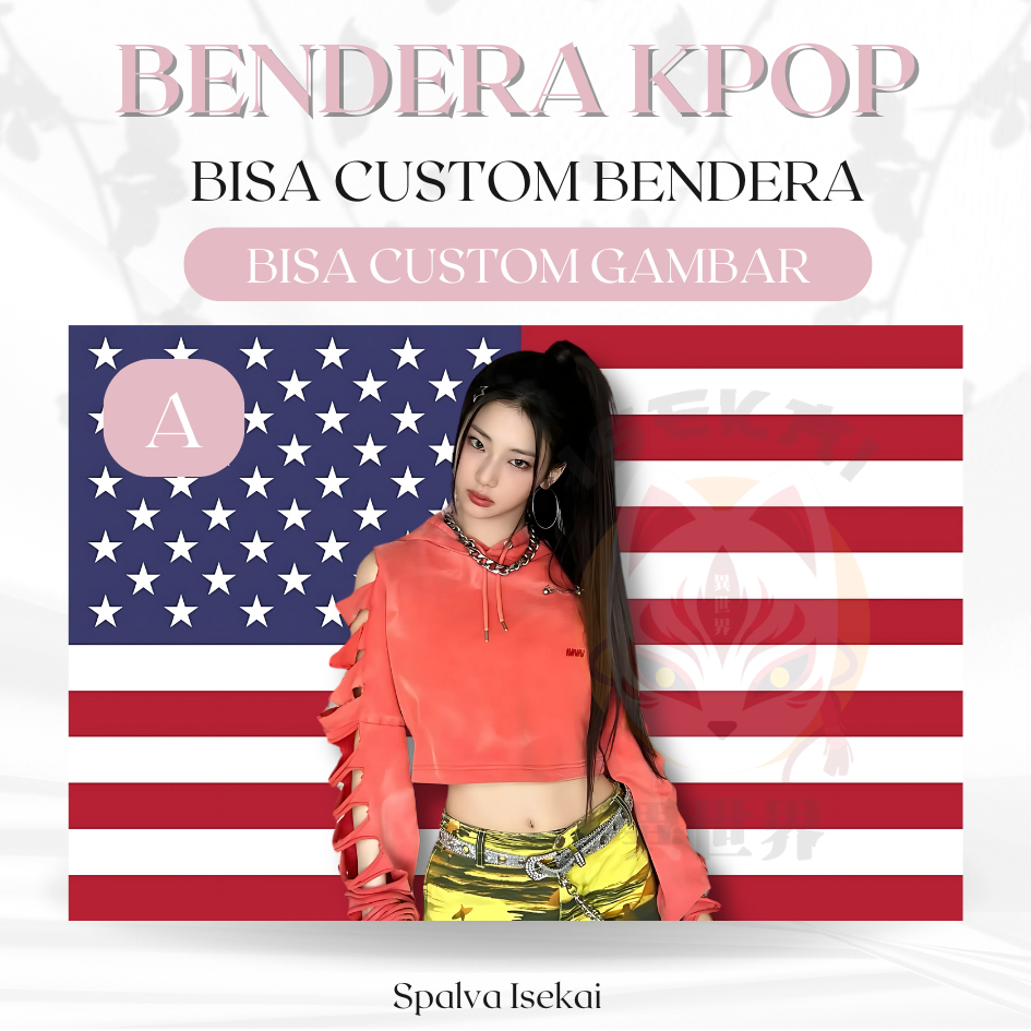 KPOP RUKA BABYMONSTER Flag / KPOP Flag / KPOP AMERICAN Flag / KPOP Tapestry / Tapestry Kpop Tapestry