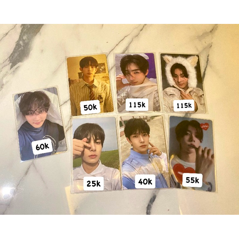 Photocard PC Enhypen Heeseung Sunghoon Jungwon pub ums pub daydream wvg ยัง mdo pub kmerch r:u