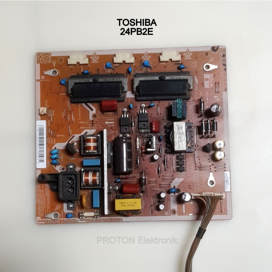 Toshiba Regza 24PB1E 24PB2E LCD TV PSU แหล่งจ่ายไฟ PSIV700501A V71A00025100 T24 LIPS3 PCB Regulator 