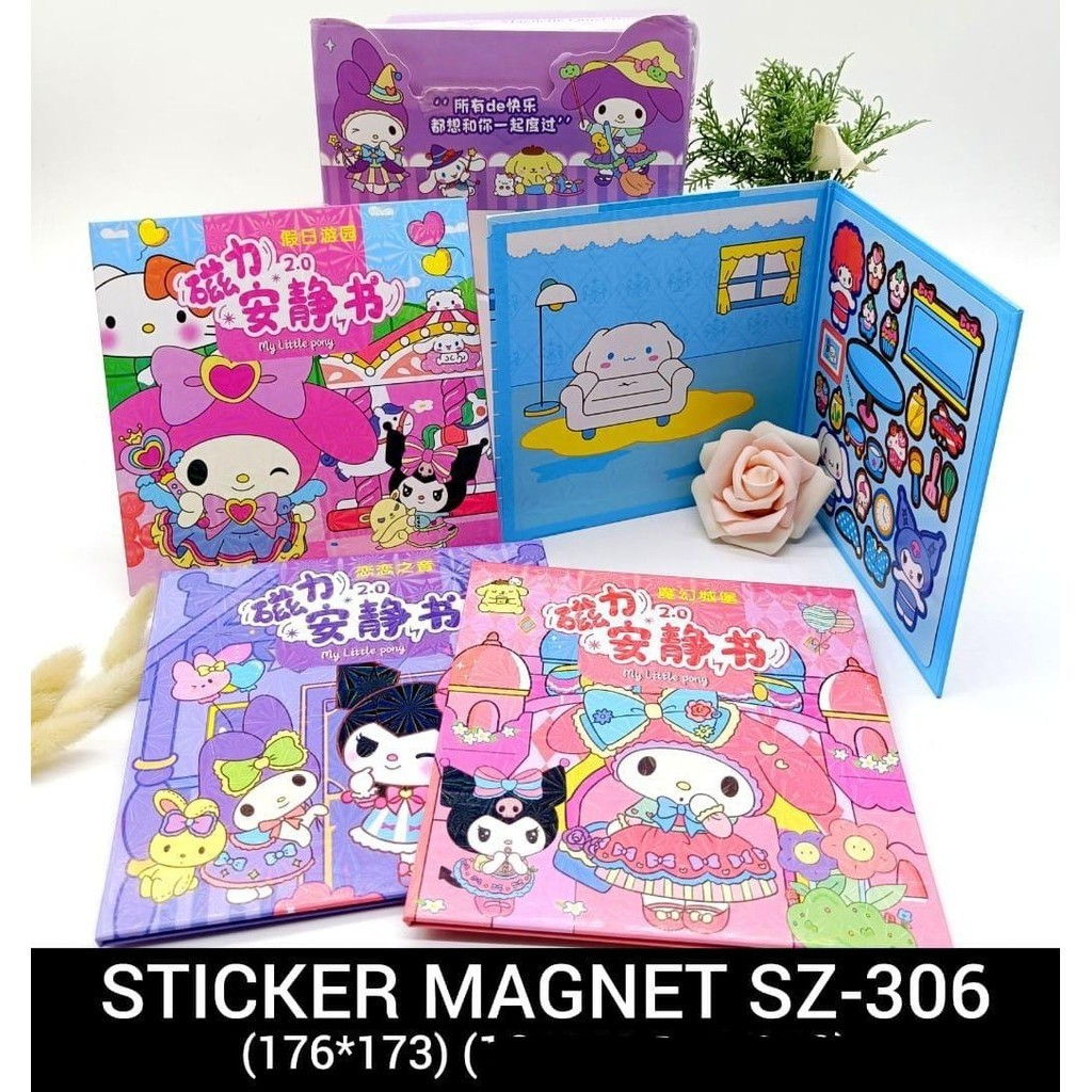 *PARTY WORLD* MAGNET STICKER 306 / CHILDRENS TOY STICKER / SANRIO CHARACTER STICKER