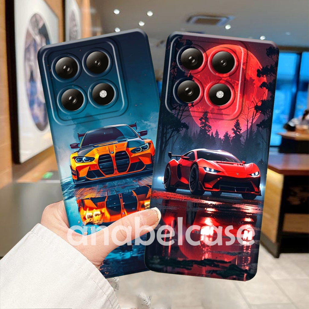 SOFTCASE XIAOMI REDMI 14T / Poco X6 Pro 5g / Poco X6 5g / Poco M6 Pro / Poco X5 Pro 5g Car Phone Mot