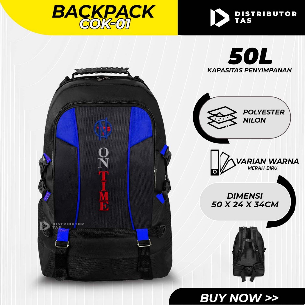 Ontime JUMBO MOUNTAIN BACKPACK 50L MUDIK BAG BACK BACKPACK CARRIER