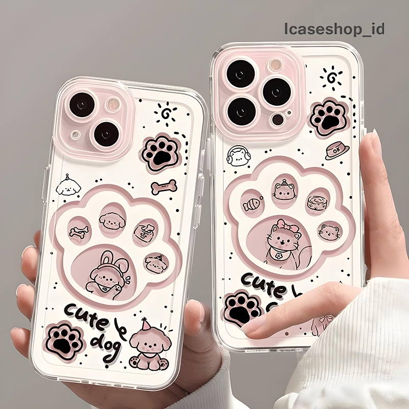 SS952 น่ารักแมวและสุนัขซิลิโคน SOFTCASE สําหรับ OPPO A1 A59 A74 A76 A78 A93 A94 A96 A98 F1S F5 F7 F1