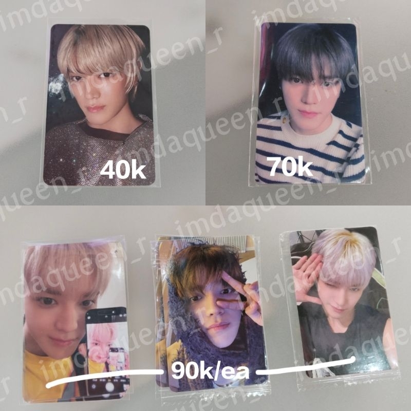 โฟโต้การ์ดอย่างเป็นทางการ TAYONG NCT 127 PC POB อัลบั้ม TAP FLIPZINE KTOWN APPMUS MUSART