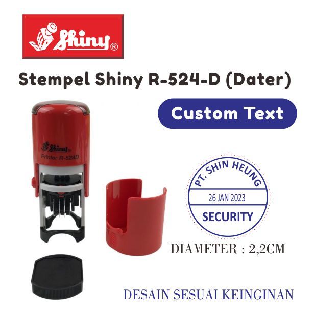 แสตมป์เงาประเภท R-524D / R 524D ข้อความที่กําหนดเอง